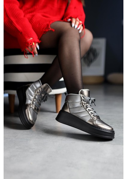 Raia Platin Fosforlu Kumaş Bağcıklı Spor Bot fiyatları