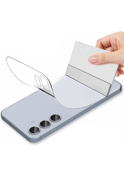 Realme C63 Arka Kapak Koruyucu Hidrojel Nano Esnek Şeffaf