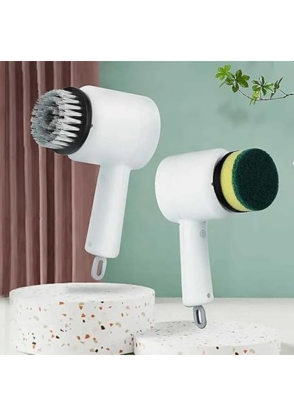 Şarjlı Bulaşık Banyo Mutfak Ovma Temizleme Fırçası Süngeri Teli Makinesi fiyatları