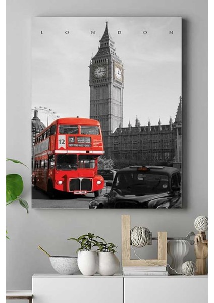(PSTER16851) Londra Manzara Kanvas Tablo 2 50 x 70