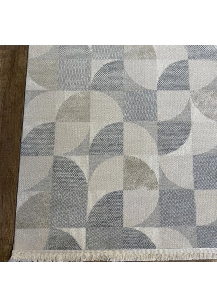 Grandy 5210 Vizon Kaymaz Pamuk Taban Modern Halı indirimleri