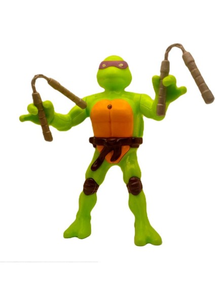 Ninja Kaplumbağlar Oyuncak Figür Seti 5 Li Set Aksesuarlı Işıklı Hareketli Kaliteli Ninja Turtles modelleri