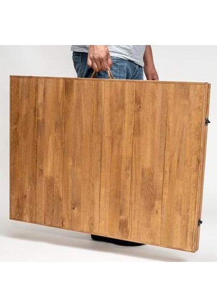 Katlanır Kamp, Piknik ve Bahçe Masası 75X200 cm - Ceviz Renk fiyatları