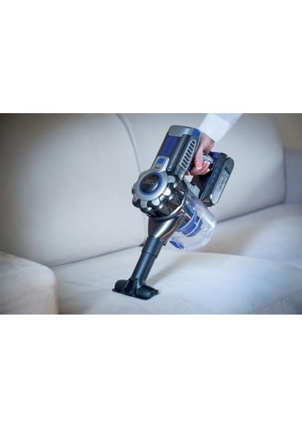 Dikey Şarjlı Süpürge Mavi 2722/00-2200 Mah Lityum-Iyon Şarj Edilebilir Batarya, Kablosuz Elektrikli Süpürge, Taşınabilir El Süpürgesi, 3 Seviyeli Filtreleme, 4 Saat Şarj Süresi fiyatları