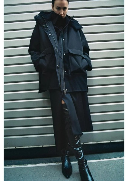 Allbucks Zara, %50 Yün Içerikli Parka Zw Koleksiyonu ABZRA1043