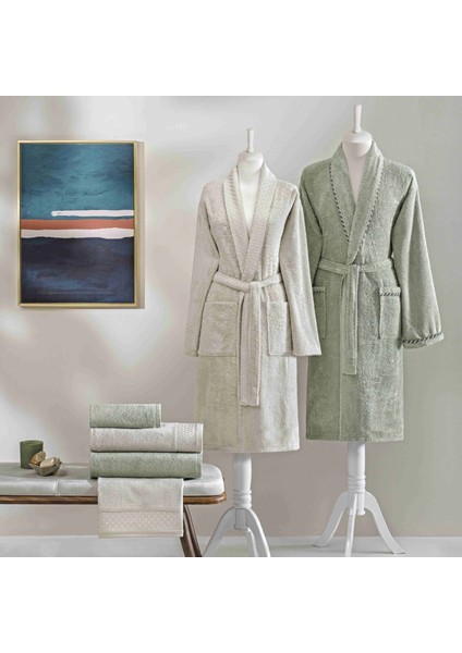 Yeni Sezon Bamboo Classic Aile Seti Vella ( Taş - Yeşil ) modelleri