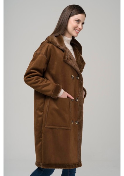 Torba Cepli Kruvaze Süet / Kürk Mont Taba 6496 indirimleri