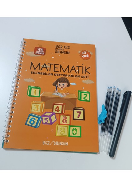Sihirli Yazı Seti Silinen Kabartmalı Oluklu Defter Yazma Öğret 1 Kitap+1 Kalem+5 Yedek Uç fırsatları
