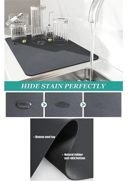 Tezgah Üstü Bulaşık Matı,mutfak Matı, Kaymaz Kurulama Örtüsü,bulaşık Kurutma Matı modelleri