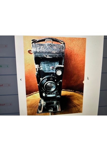 Ernemann Dresden Büyük Boy Körüklü Fotoğraf Makinası F indirimleri