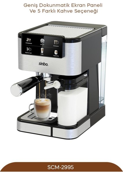 Scm 2995 -Kapsül Kahve Aparatlı Espresso Makinesi