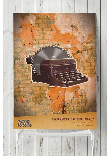 (PSTER5240) Franz Kafka Daktilo Posteri