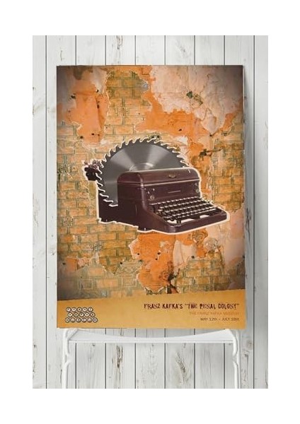 (PSTER5240) Franz Kafka Daktilo Posteri fiyatları