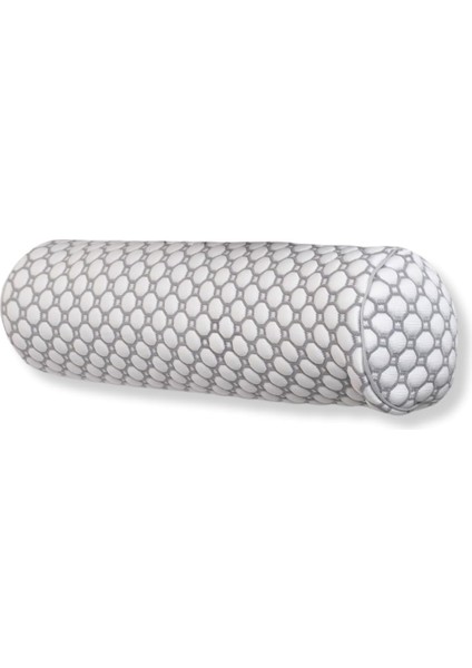 Roller Cooling Yastık, 3D Örgülü ve Nefes Alabilir, Iç Yastıklı, 40X47CM, Oekotex Sertifikalı, Gizli Fermuariı Ile Yıkanabilir, Yenilikçi Soğutma Ipliği Ile Tasarlanmıştır (Gri)