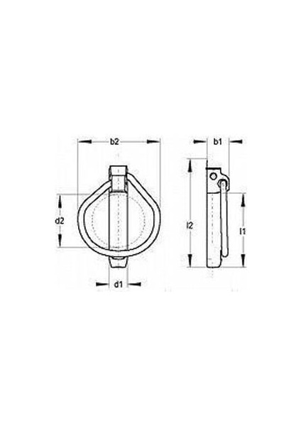 Yaylı Pim (Traktör Pimi) 8 Mm-15 Adet fiyatları