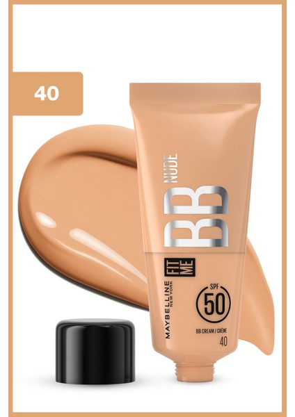 Fit Me Nude BB Krem 30 ml Tüm Cilt Tipleri İçin Etkili Nemlendirici SPF50 fiyatları
