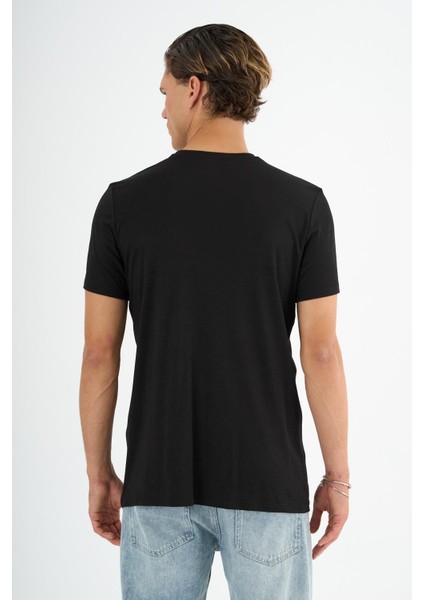 Bisiklet Yaka Baskılı T-Shırt modelleri