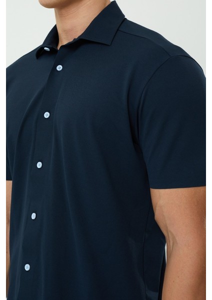 Erkek Lacivert Pike Gömlek fırsatları