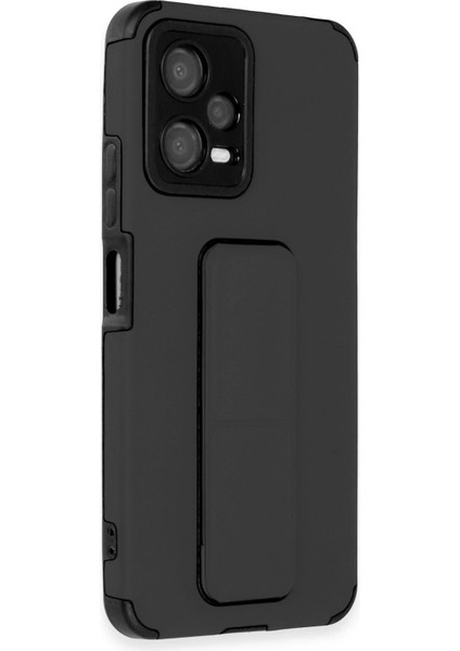 Xiaomi Poco X5 5g Kılıf Mega Standlı Silikon - Siyah - EYESO8556-9107 fiyatları