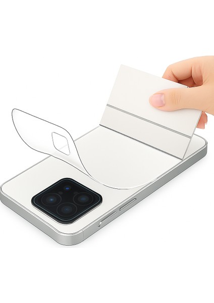 Tecno Spark 30C Arka Kapak Koruyucu Hidrojel Nano Esnek Şeffaf