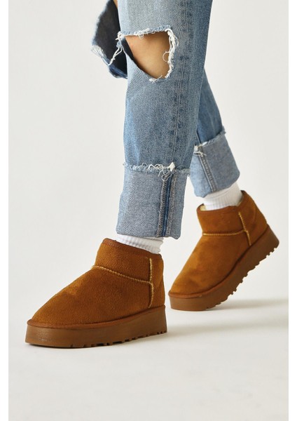 Lilly-Anne Taba Süet Içi Kürklü Kısa Bot fiyatları