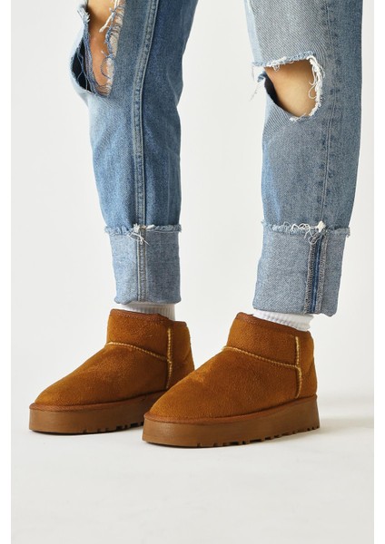 Lilly-Anne Taba Süet Içi Kürklü Kısa Bot fırsatları