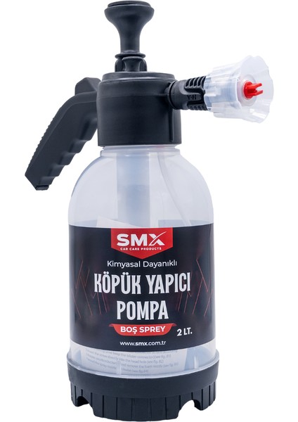 Köpük Yapıcı Kimyasal Dayanımlı Basınçlı Pompa 2 Litre