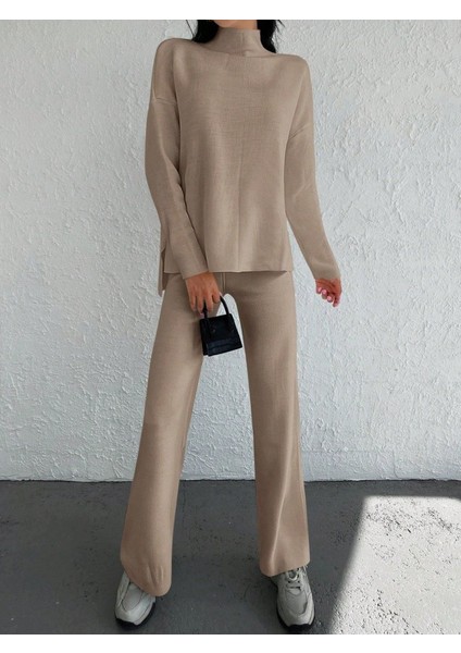 Kadın Uzun Kollu Triko Ikili Takım