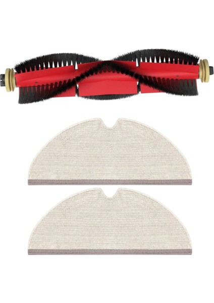 Roborock S5 Max, S6, S6 Pure, S6 Max V Beyaz Robot Süpürge Uyumlu 3'lü Yedek Parça Seti