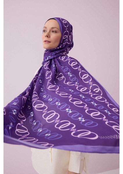 Baklava Noor Floş Viskon Şal Mor - Purple 242 3014 080 fiyatları