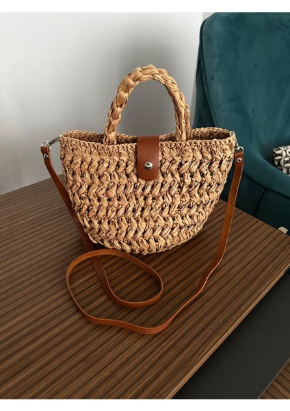 El Örgüsü Hasır Çanta