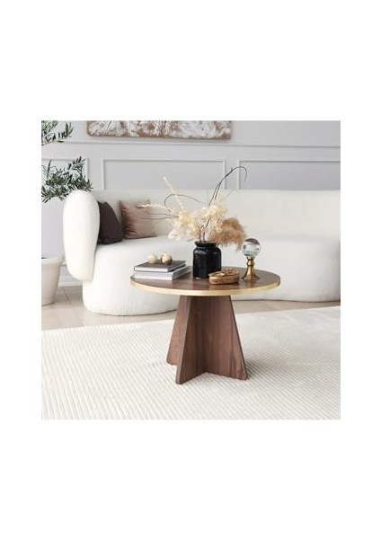 Mushroom Sehpa Gold/ceviz modelleri