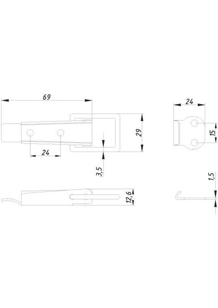 Yeni Kaput Kilidi-3 Adet fiyatları