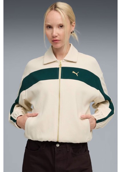 Kadın T7 Relaxed Track Ceket