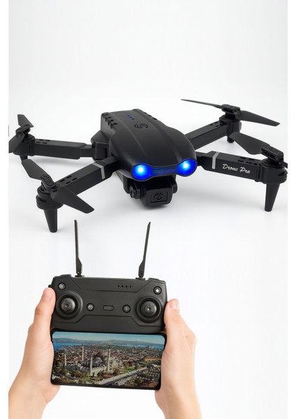 C5 Katlanabilir 4K Wifi Kameralı Drone | 360° Takla | Headless Mod | 2 Batarya | Taşınabilir Hafif Tasarım | Mobil Uyumlu | Çocuk ve Yetişkinlere Uygun