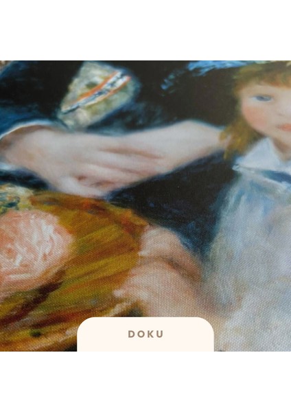 Renoir (Ikiz Kız Kardeş 1881) Çerçeveli Klasik Vintage Duvar Tablo