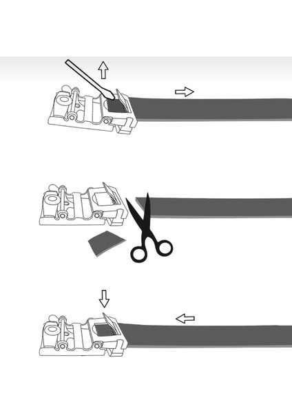 2 Adet Otomatik Tokalı Deliksiz Erkek Kemeri