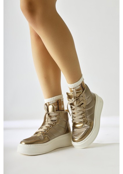 Raia Altın Fosforlu Kumaş Bağcıklı Spor Bot fiyatları