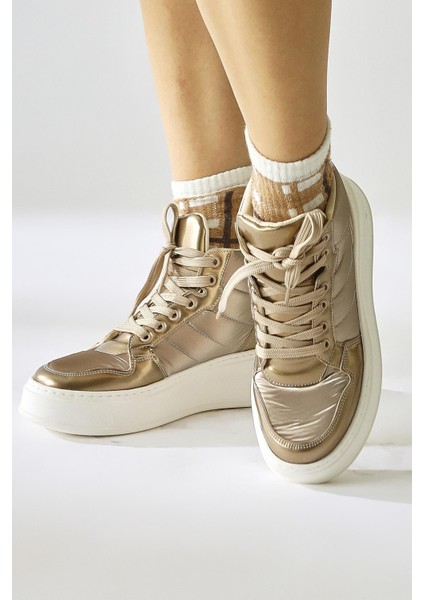 Raia Altın Fosforlu Kumaş Bağcıklı Spor Bot fırsatları