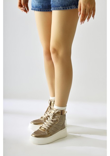 Raia Altın Fosforlu Kumaş Bağcıklı Spor Bot indirimleri