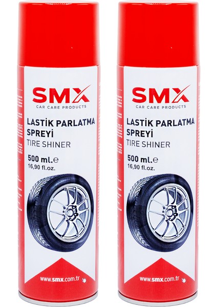 Lastik Parlatma Spreyi 500 ml 2 Adet
