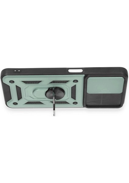Realme C35 Kılıf Pars Lens Yüzüklü Silikon - Yeşil - EYESO7993-5269 modelleri