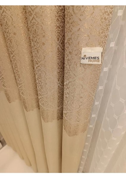 Nivemeshome Arora Vizon 1/3 Sık Pileli Fon Perde Apm indirimleri
