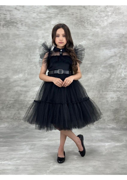 Siyah Abiye Kız Çocuk