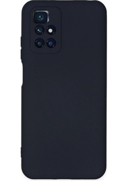 Xiaomi Redmi 10 2022 Kılıf Nano Içi Kadife Silikon - Lacivert - EYESO9854-2445