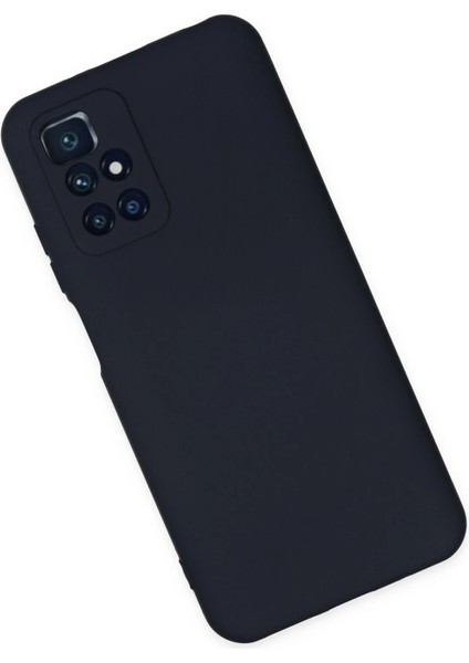 Xiaomi Redmi 10 2022 Kılıf Nano Içi Kadife Silikon - Lacivert - EYESO9854-2445 modelleri