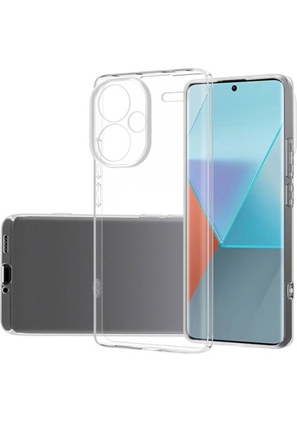 Xiaomi Redmi Note 13 Pro Plus Kılıf Lüx Şeffaf Silikon - EYESO4307-1283