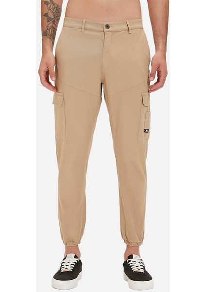 Memphis Bej Kargo Cepli Erkek Pantolon