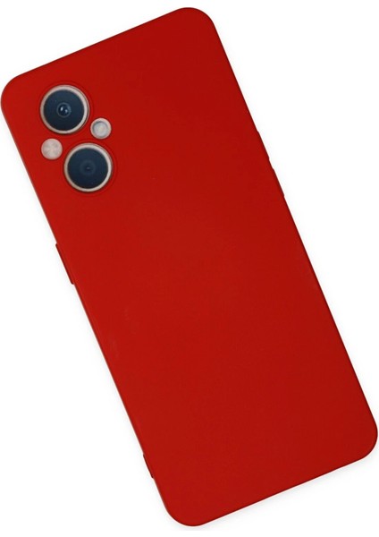 Oppo Reno 7 Lite Kılıf Nano Içi Kadife Silikon - Kırmızı - EYESO2089-6652 fiyatları