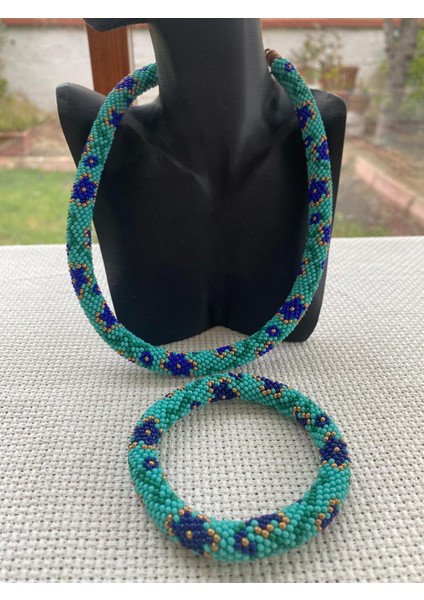 El Emeği Hpishaneişi Kolye Bileklik Set modelleri